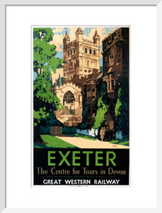 'Exeter', GWR poster, 1923-1947.