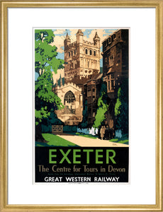 'Exeter', GWR poster, 1923-1947.