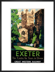 'Exeter', GWR poster, 1923-1947.