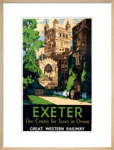 'Exeter', GWR poster, 1923-1947.
