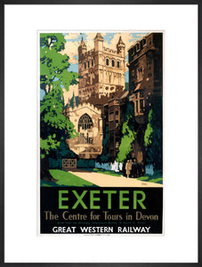 'Exeter', GWR poster, 1923-1947.