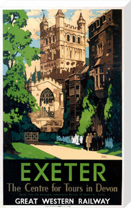 'Exeter', GWR poster, 1923-1947.