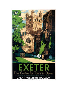 'Exeter', GWR poster, 1923-1947.