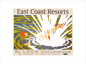 'East Coast Resorts', LNER poster, 1935.