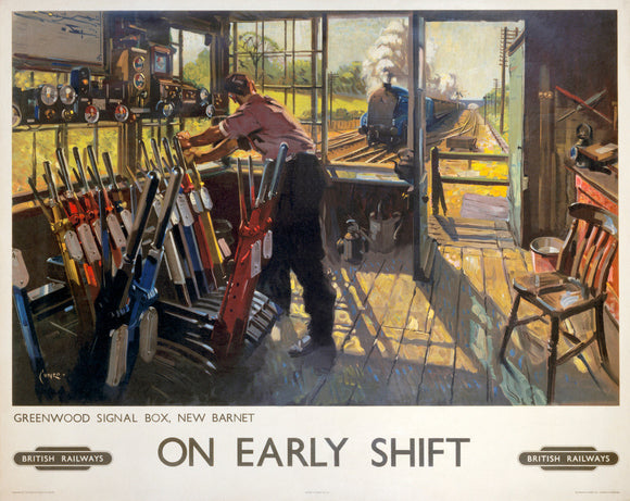 'On Early Shift', BR poster, 1948.