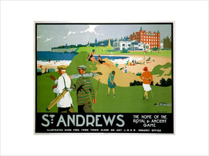 'St Andrews', LNER poster, 1920s.