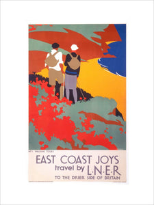 'East Coast Joys No 1 - Walking Tours', LNER poster, 1931.
