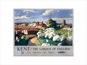 'Kent - The Garden of England', BR poster, 1955.