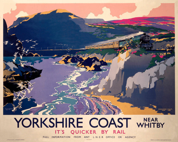 'Yorkshire Coast', LNER poster, 1937.