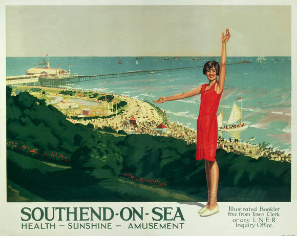 'Southend-on-Sea', LNER poster, 1923-1947.