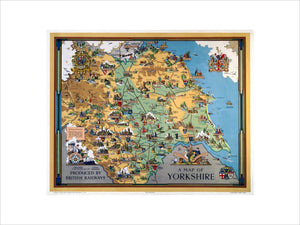 'A Map of Yorkshire', BR poster, 1949.