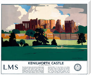 'Kenilworth Castle', LMS poster, 1929.