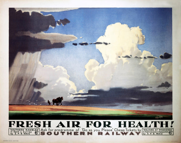 'Fresh Air for Health', SR poster, 1937.