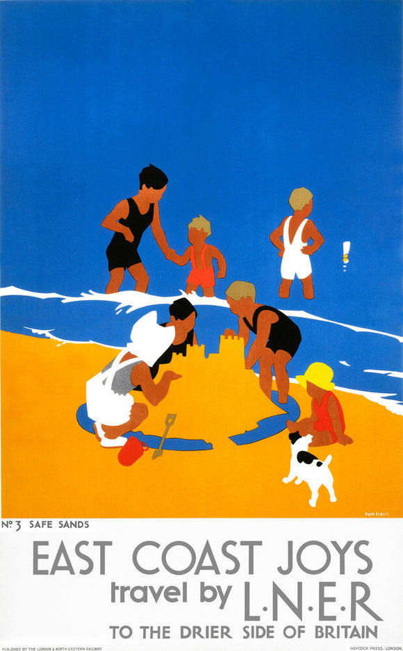 'East Coast Joys - No 3', LNER poster, 1932.