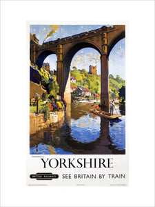 'Knaresborough, Yorkshire', BR poster, 1954.