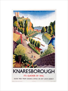'Knaresborough', LNER poster, 1923-1947.