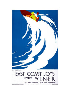 'East Coast Joys, No 6', LNER poster, 1931.