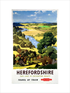 'Herefordshire', BR poster, 1960.