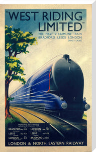 'West Riding Limited', LNER poster, 1938.