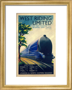 'West Riding Limited', LNER poster, 1938.