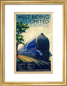 'West Riding Limited', LNER poster, 1938.