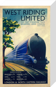 'West Riding Limited', LNER poster, 1938.