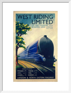'West Riding Limited', LNER poster, 1938.