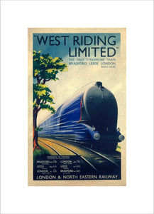 'West Riding Limited', LNER poster, 1938.