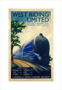 'West Riding Limited', LNER poster, 1938.