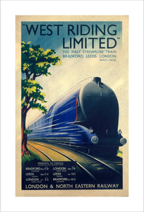 'West Riding Limited', LNER poster, 1938.