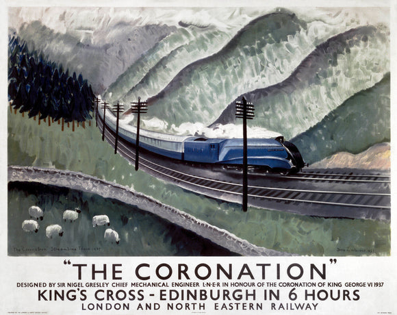'The Coronation', LNER poster, 1937.