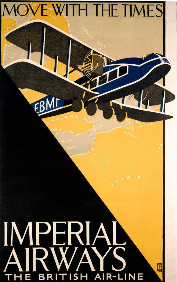 Imperial Airways travel poster, 1926.