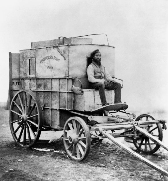 Photographic van, 1855.