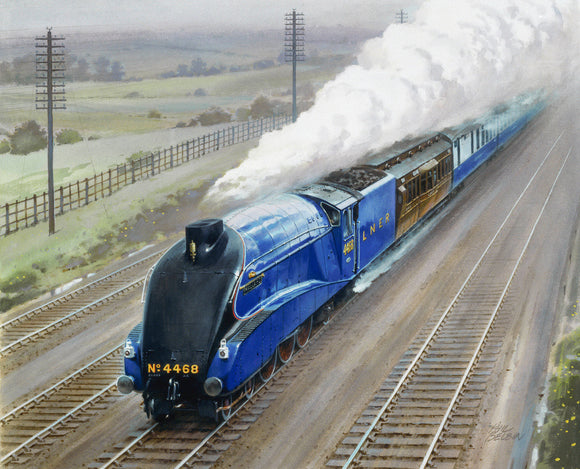 'The Record Breaking Run of Mallard', 1938.
