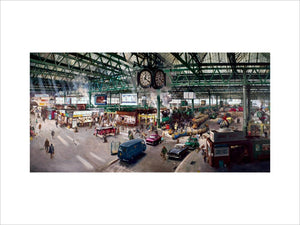 Waterloo Station, London, 1967.