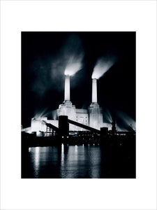 Battersea Power Station, London, 3 January 1956.