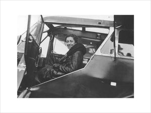 Amy Johnson, British aviator, 8November 1932.