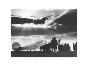 Amy Johnson (1903-1941), British aviator, 3 April 1936.