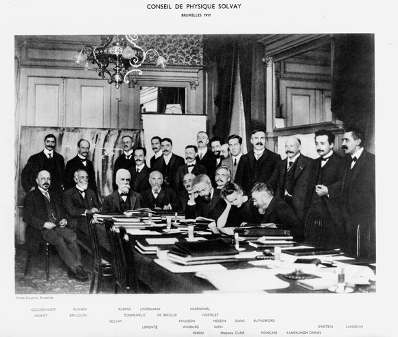 Solvay Conference, Brussels, 1911.