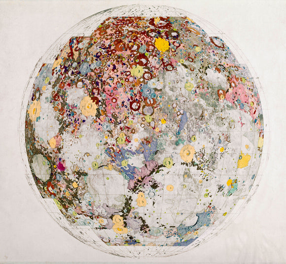 Geological map of the moon, 1967.