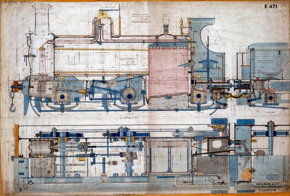 0-6-0 tank locomotive, 1878.