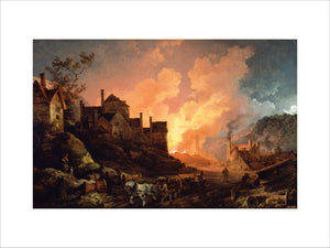'Coalbrookdale by Night', 1801.