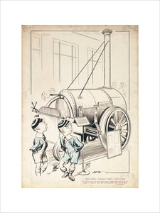 London Laughs - 'Stephenson's Rocket, Science Museum', 1935.