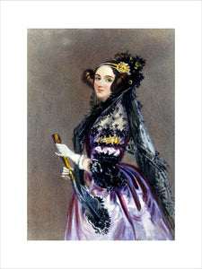 Ada King, Countes of Lovelace, 1840.