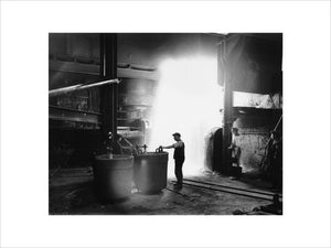 Steel foundry, 1919.