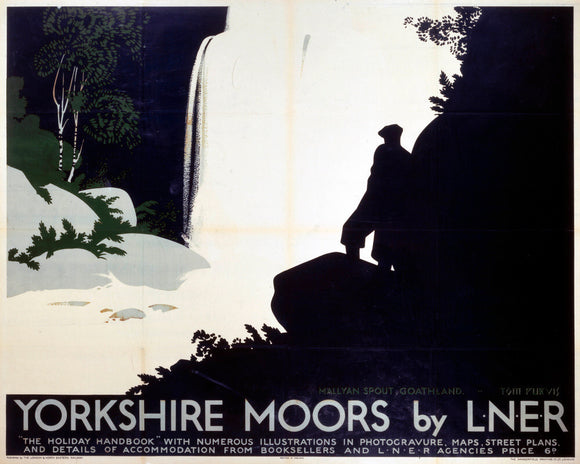 'Yorkshire Moors', LNER poster, 1923-1947.