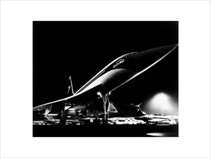 BOAC Concorde, London Heathrow Airport, 1968.