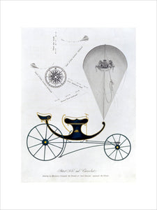 Patent kite and charvolant, 1827.
