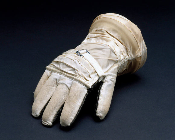 Soviet cosmonaut's glove, 1987.