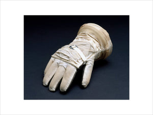 Soviet cosmonaut's glove, 1987.